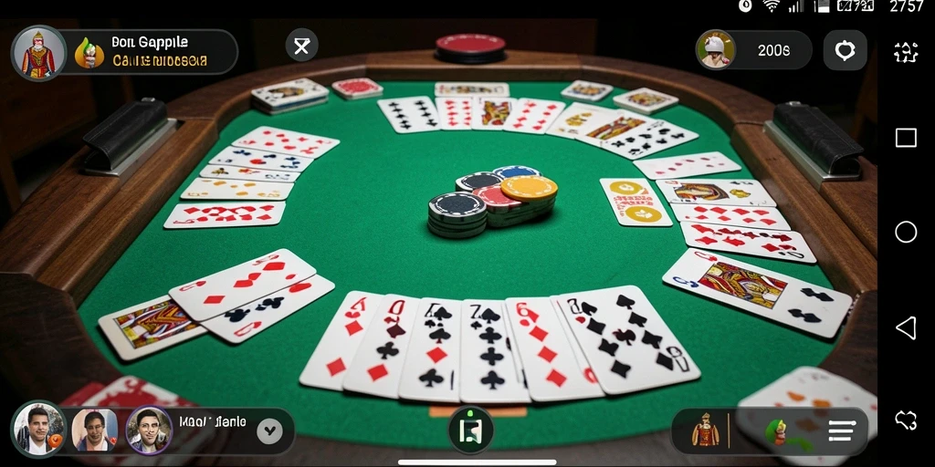 Screenshot gameplay Gaple yang menarik dan interaktif.