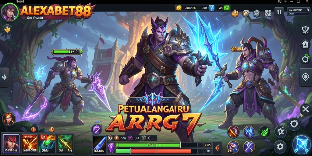 Gameplay seru ALEXABET88 dengan pertarungan epik.