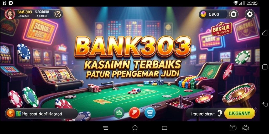 Tampilan menarik dari gameplay Kasino di BANK303.