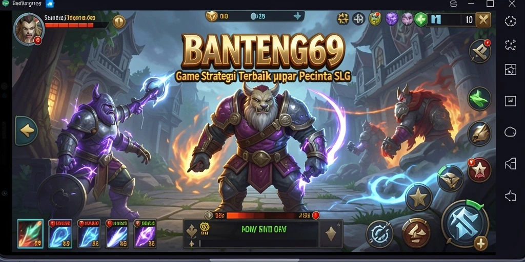 Tampilan permainan BANTENG69 yang mendebarkan dan strategis.