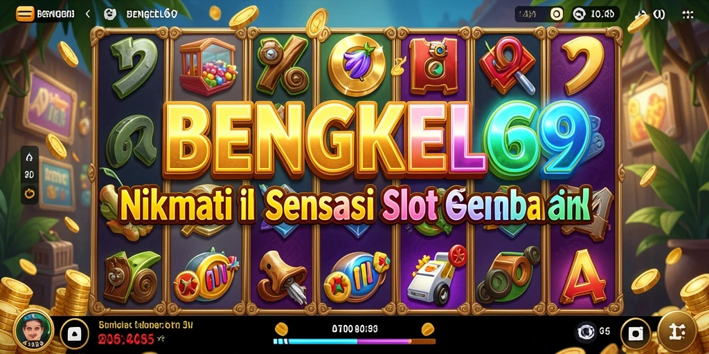 Screenshot BENGKEL69 menampilkan aksi slot yang menarik dan penuh warna.