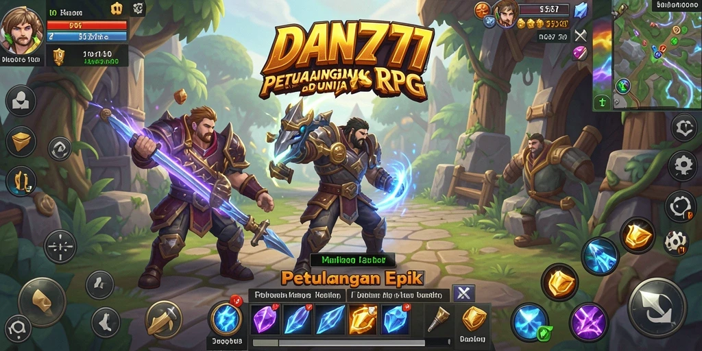 Tangkapan layar gameplay seru dari <strong>DAN777</strong> yang menunjukkan aksi RPG yang mendebarkan.