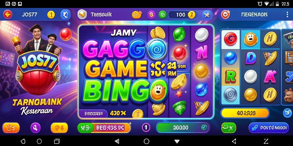 Screenshot JOS77 menampilkan gameplay seru permainan Bingo.