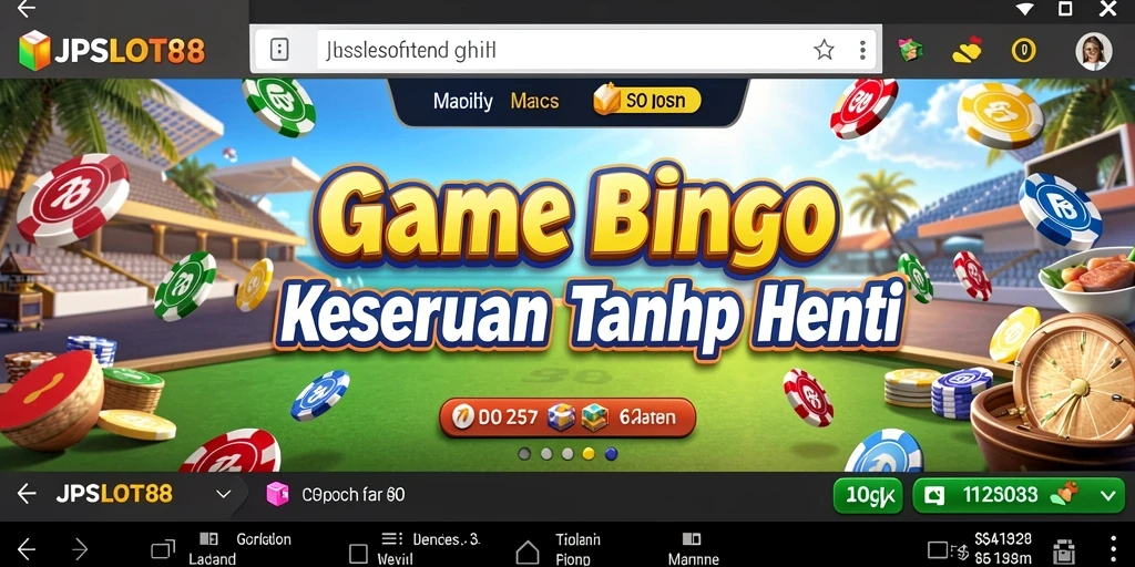 Tampilan gameplay seru dari JPSLOT88 dengan fitur Bingo yang mengasyikkan.