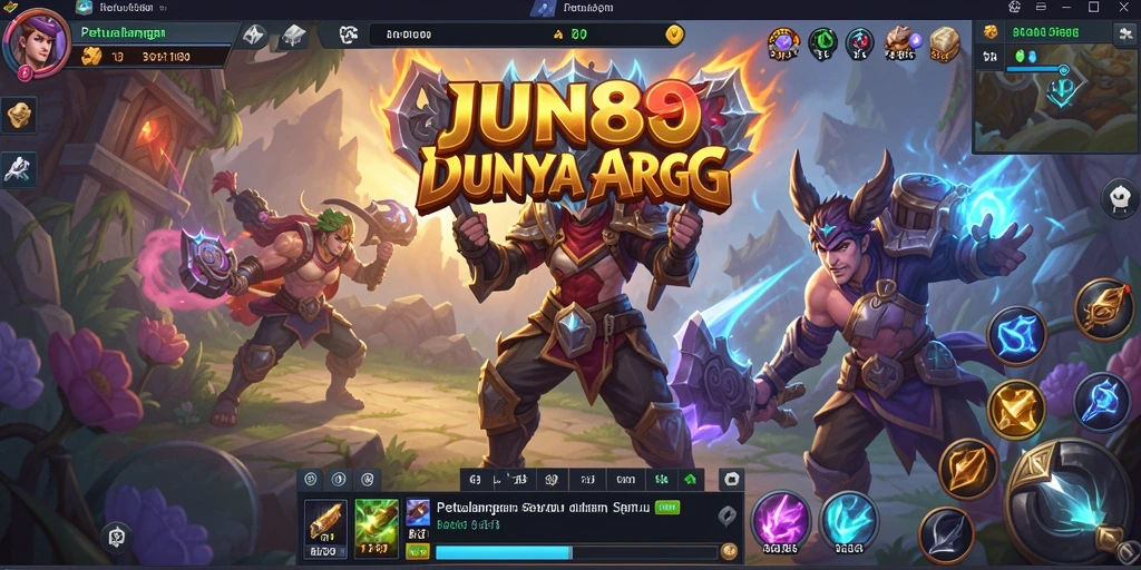 Screenshot JUN88 menunjukkan pertarungan epik dalam dunia ARPG yang mengagumkan.