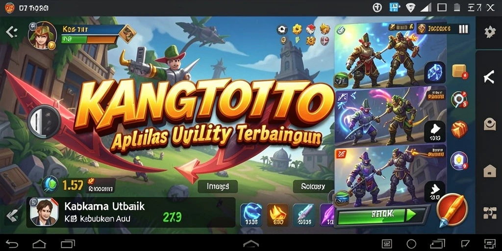 Tampilan antarmuka KANGTOTO yang bersih dan mudah digunakan.