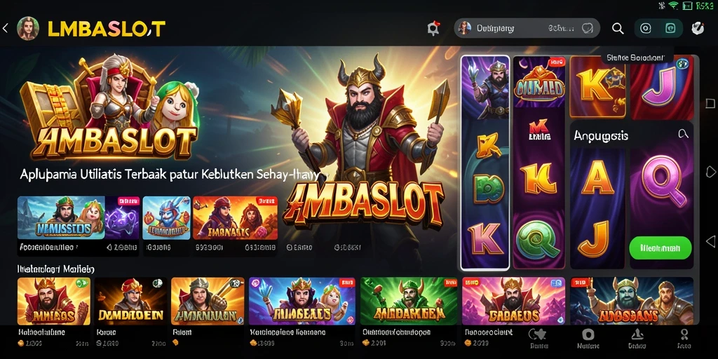 Tampilan antarmuka LMBASLOT yang intuitif dan mudah digunakan.