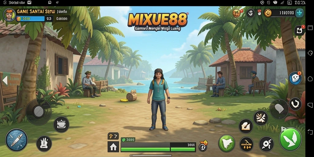 Tampilan gameplay MIXUE88 yang ceria dan menghibur.