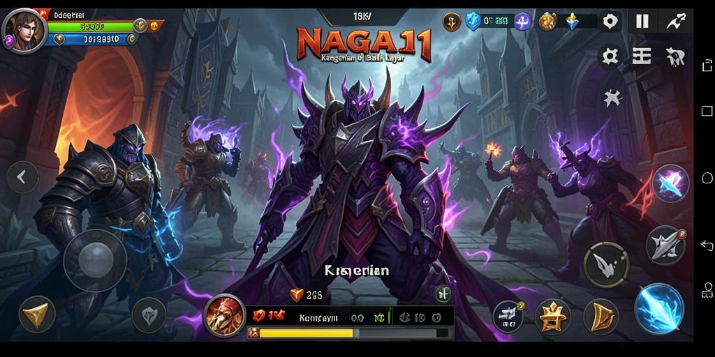 Screenshot gameplay NAGA11 yang menampilkan suasana mencekam dan elemen Horror.