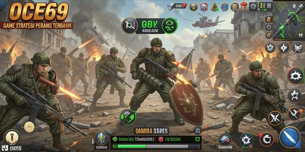 Tampilan menarik dari gameplay OCE69 yang seru.