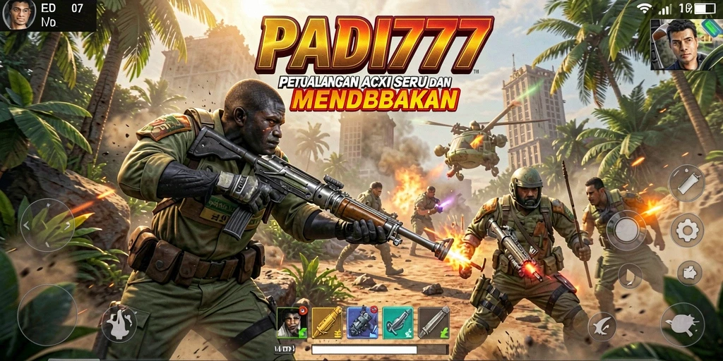 Tampilan aksi seru dalam gameplay PADI777 yang menegangkan.