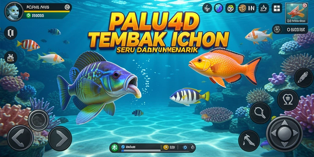 Tampilan gameplay seru Tembak Ikan di PALU4D.