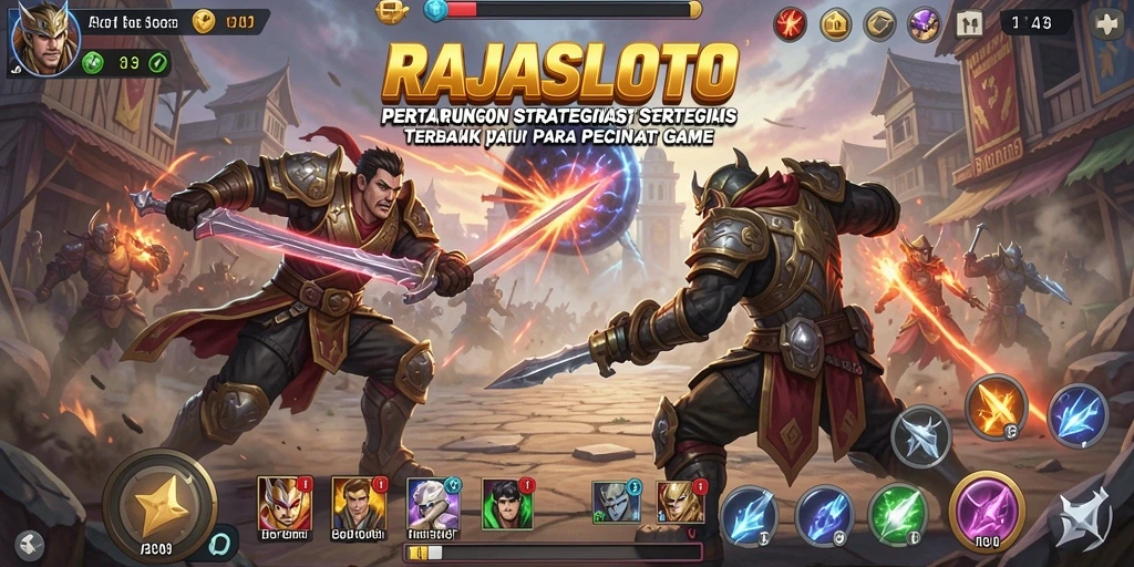 Tampilan gameplay RAJASLOTO yang menarik dan strategis.